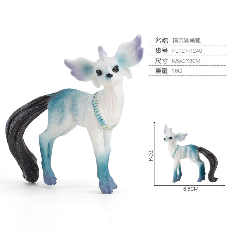 Simulation Mythological Story Elf Model Unicorn Pegasus Solid Boutique Interior Ornament Doll