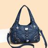 Vintage Large Capacity Washed Leather Women Shoulder Crossbody Bags Luxury Girl Tote Bag High Quality Female Handbags Sac A Main