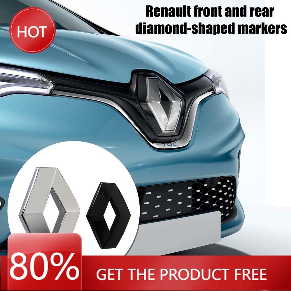 2026 Hete Voor Renault Naafdoppen ABS Auto Voorgrille Achterklep Logo Embleem Stickers Voor Renault Scenic Loguna Twingo Laguna Captu