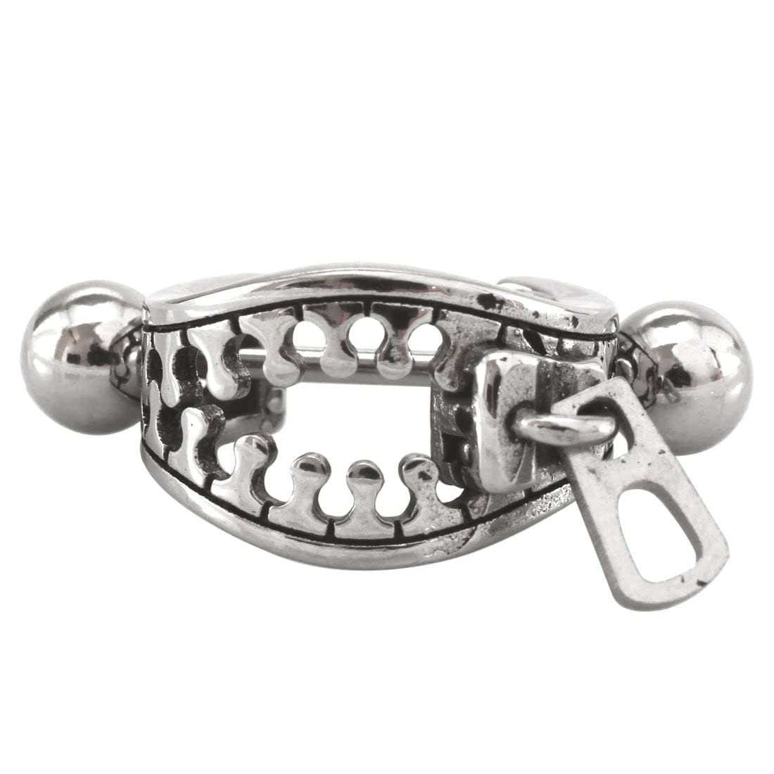 

Пирсинг тела 18G 16G 14G Пирсинг-щиток с мотивом молнии Пирсинг хряща Гипоаллергенный 18G Серебристый [ROQUE] (Продается индивидуально)