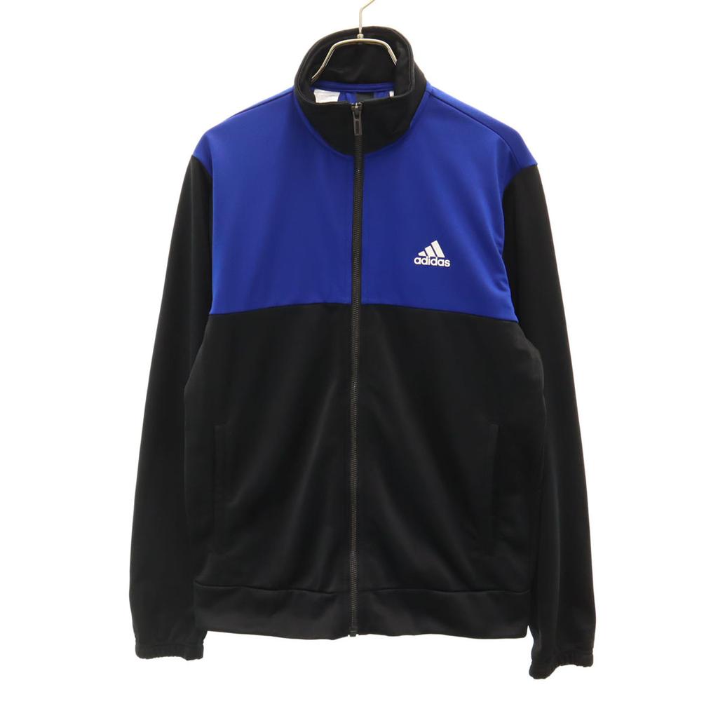 adidas Track jacket M black Jersey Men's Used