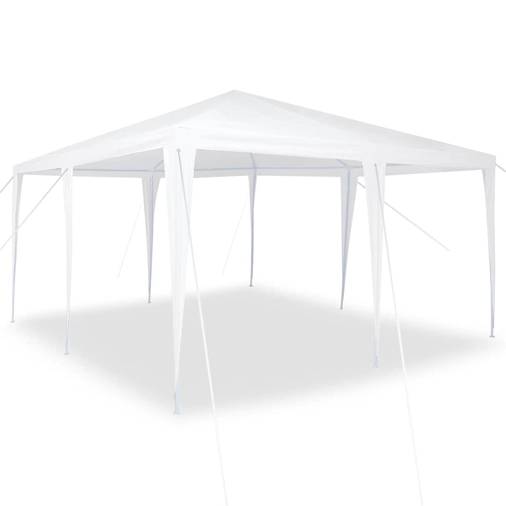 Party Tent White 400 X 400 X 266 Cm Polyethylene and Steel