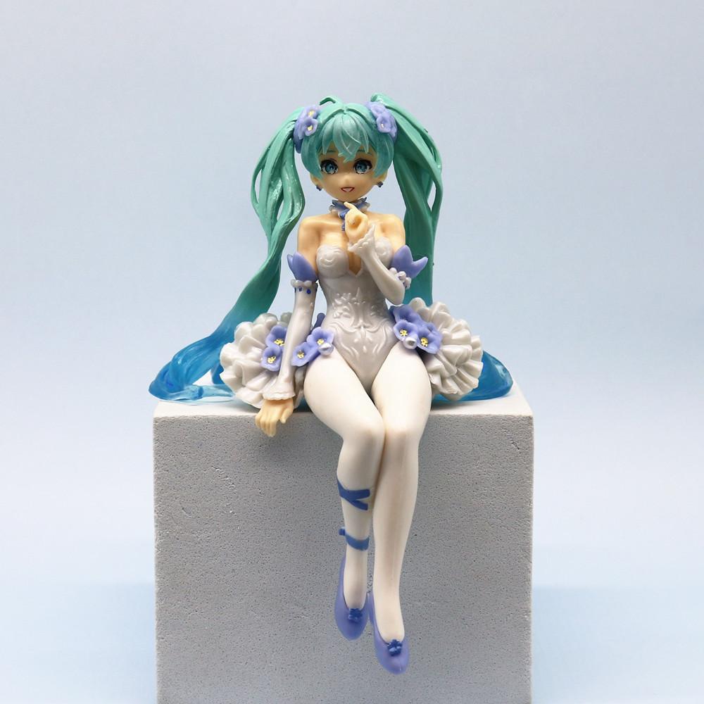 15cm Pink Butterfly Flower Spirit Hatsune Miku Pvc Figure Model