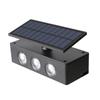 Super Bright Solar Dual-Directional Wall Washer Light - Waterproof Outdoor Villa Courtyard Decorative Spotlight