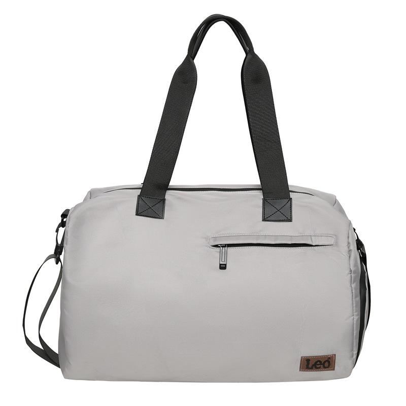 

Outdoor Leisure Dry and Wet Separation Sports and Fitness Bag, Multi-pocket Portable Travel with An Independent Shoe Compartment серый