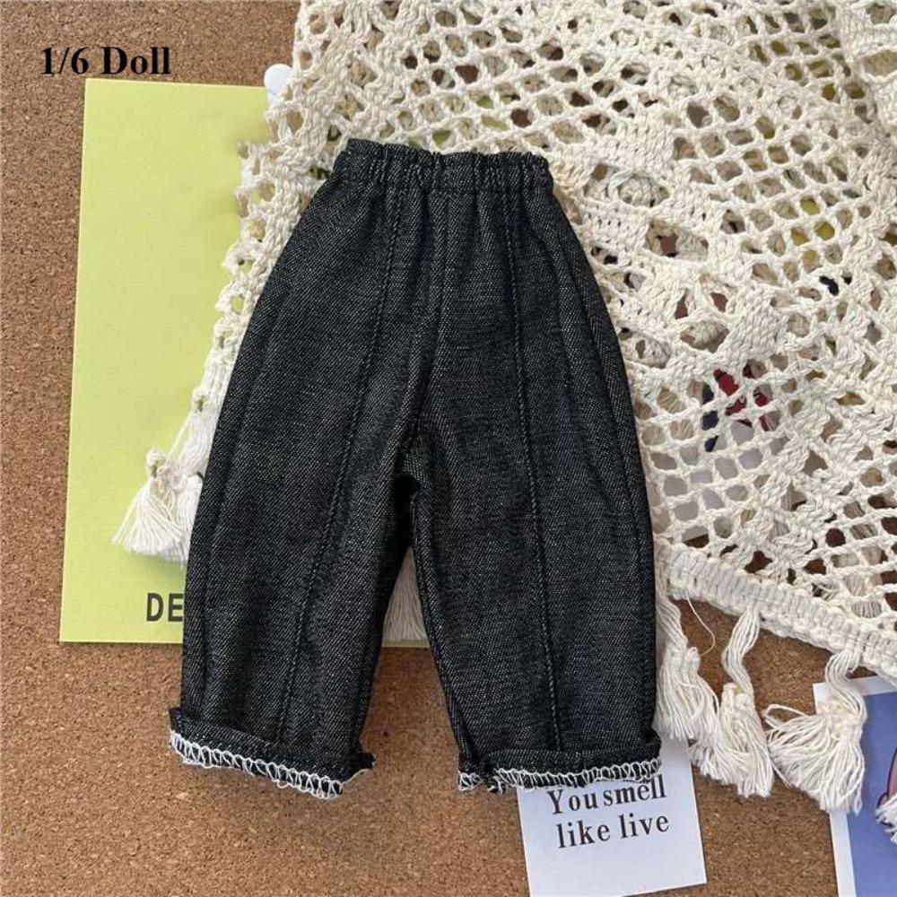 Elegant Knitted Cardigans Tops Cute Doll Jeans Pants for 1/4 1/6 BJD 30/45cm Dolls Doll Clothes