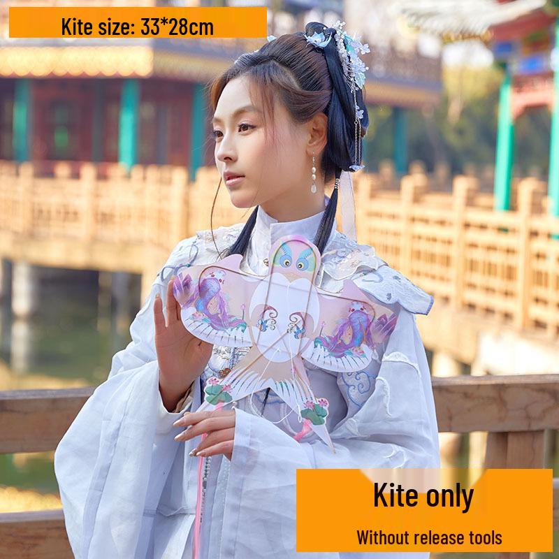 2026 Small Sand Swallow Bamboo Kite with Fishing Rod - Dance Costume Decoration Props for Kids