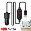 Mini Aquarium verwarmingsstaaf Vissenkom Aquarium Verwarmer Dompelbare Thermostaat Verwarmer 18-34°C Instelbare Temperatuur USB Opladen