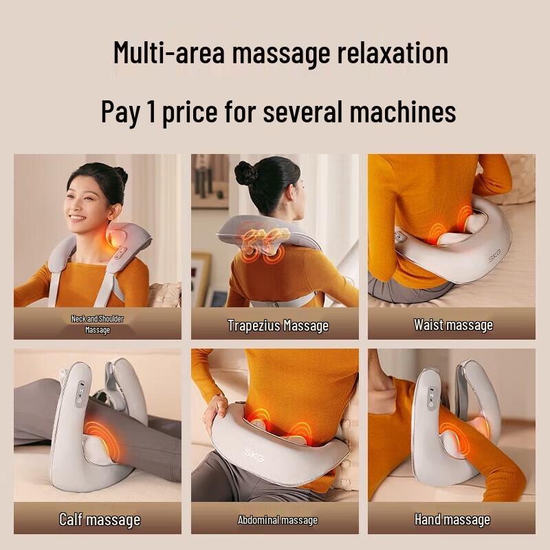 SKG H3 2nd Gen Deluxe Shoulder & Neck Massager Shawl