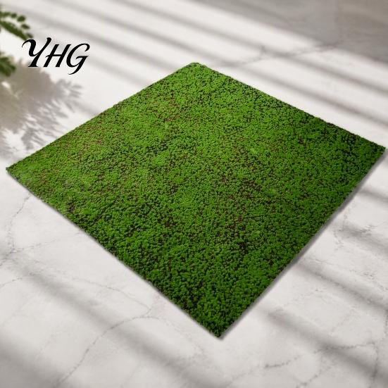 Non Maintenance Moss Turf Fake Mat, Realistic Artificial Faux Green Grass, 39" x Indoor Garden Landscaping Natural Looking for Crafts, DIY Fairy