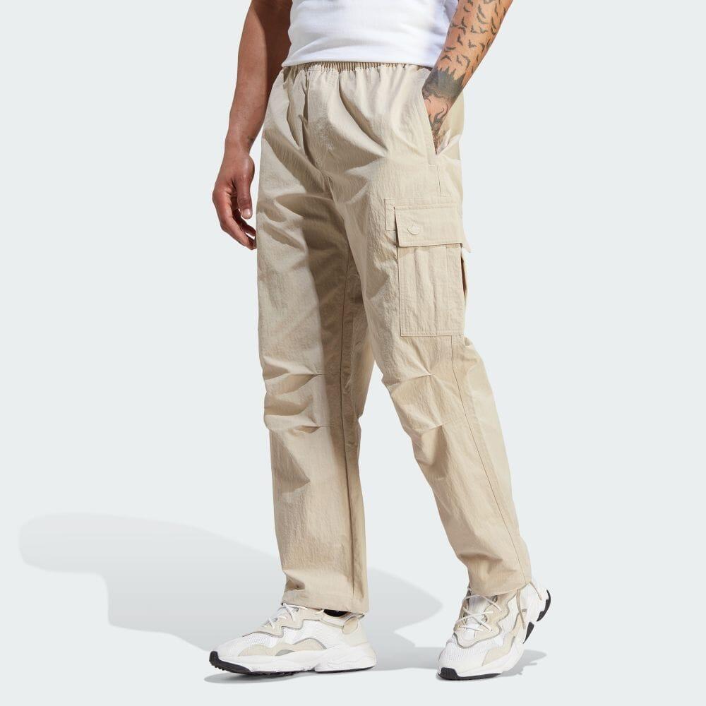 adidas Premium Essentials Cargo Pants Wonder Beige Men Streetwear IM2128