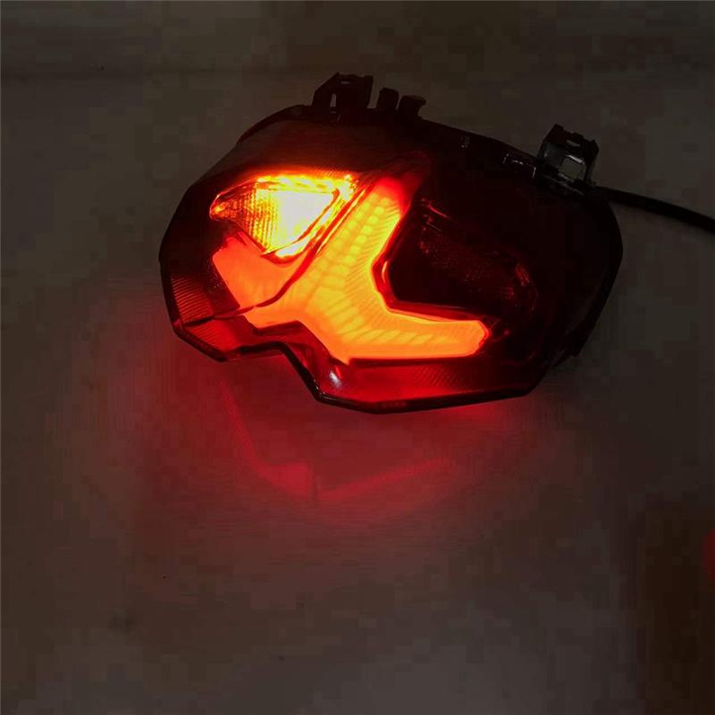 For MT09 2021 2022 Rear Taillight Motorcycle Brake Turn Signal Integrated Tail Lights LED Waterproof