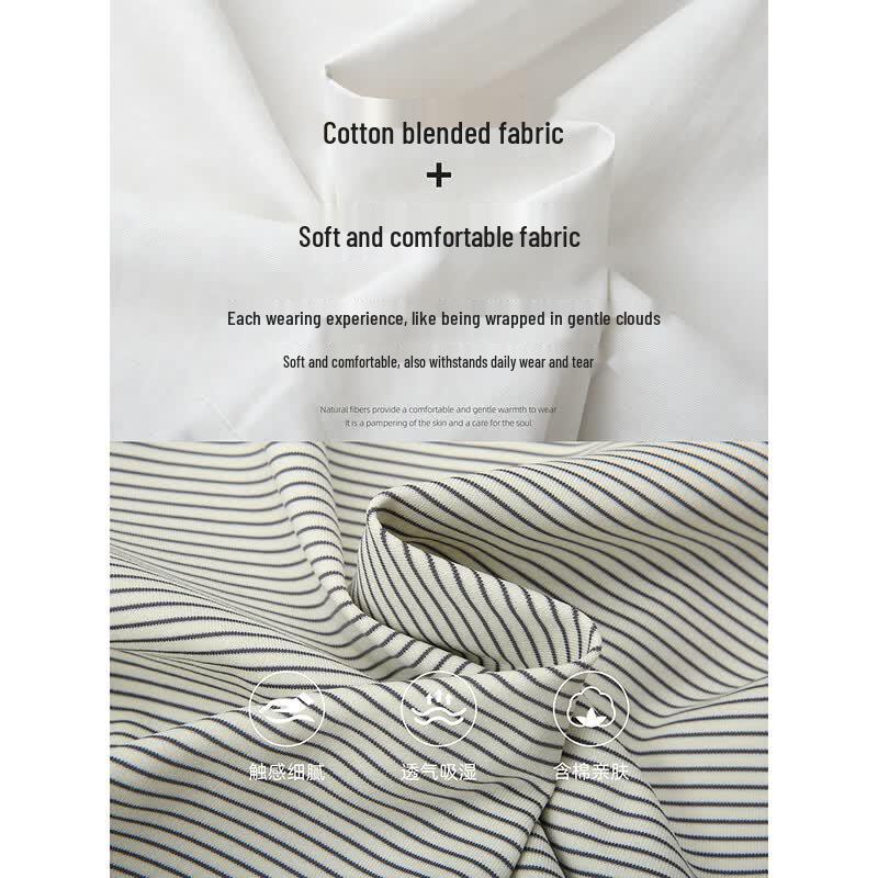 Women's Summer Vest, Striped Tee & A-Line Skirt 3-Piece Set