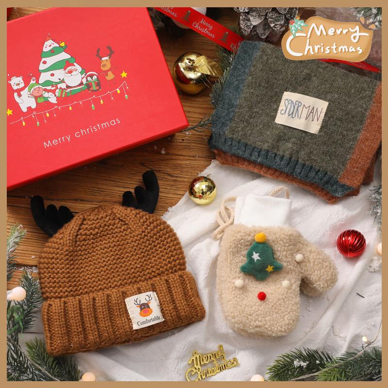 

Детский подарочный набор: рождественская шапка, перчатки и шарф Kids 6-12 Years