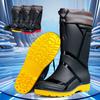 Herren Hohe Wasserdichte Gummistiefel Rutschfeste Arbeitsschuhe