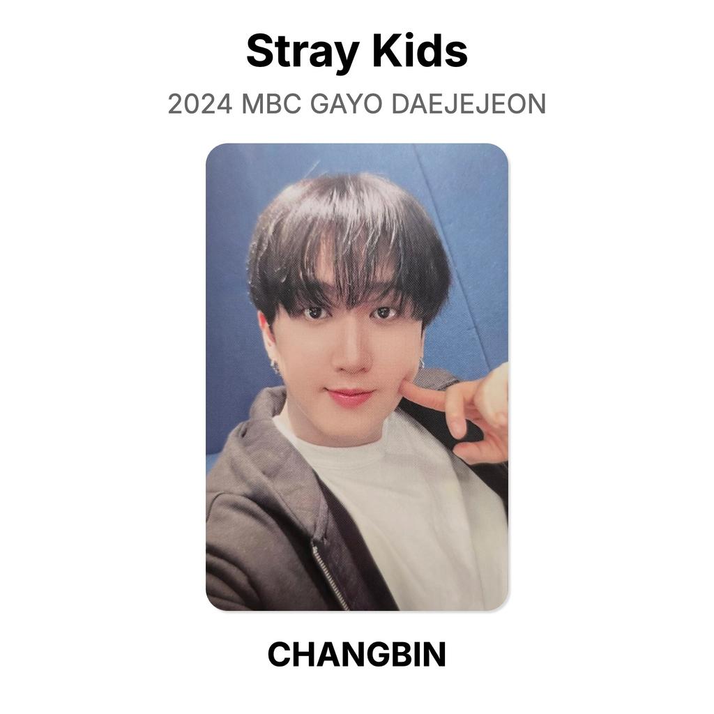 Stray Kids 2024 MBC GAYO DAEJEJEON Official Photocard