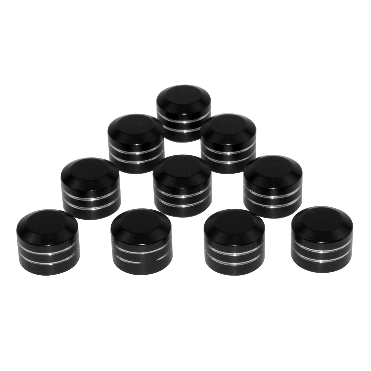 

Motorcycle 10PCS Head Bolt Cap Engine Push-On Topper 9mm Screw Cover For Harley Cruiser Twin Cam Dyna Touring Sportster Softail чёрный