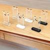 Elegant Layer Cutlery Rack in Acrylic, Clear Cutlery Organize Stand for Culinary Tool Exhibition