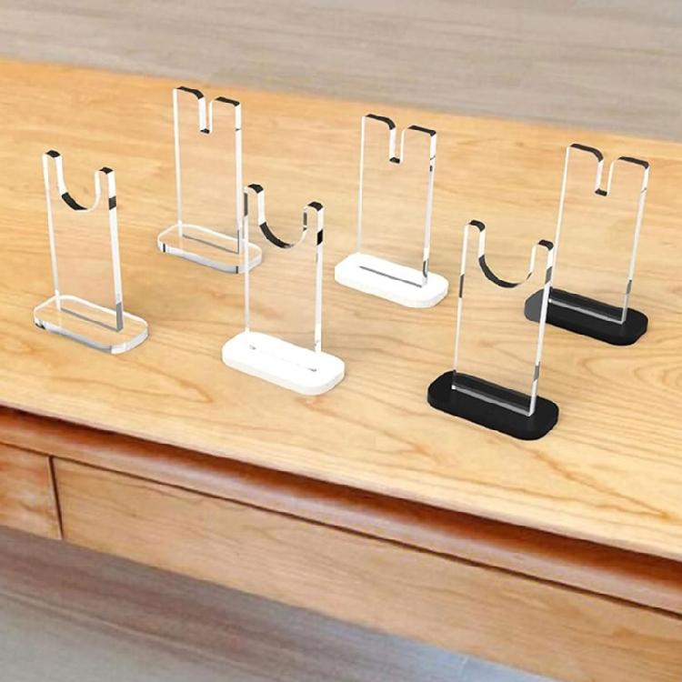 Elegant Layer Cutlery Rack in Acrylic, Clear Cutlery Organize Stand for Culinary Tool Exhibition