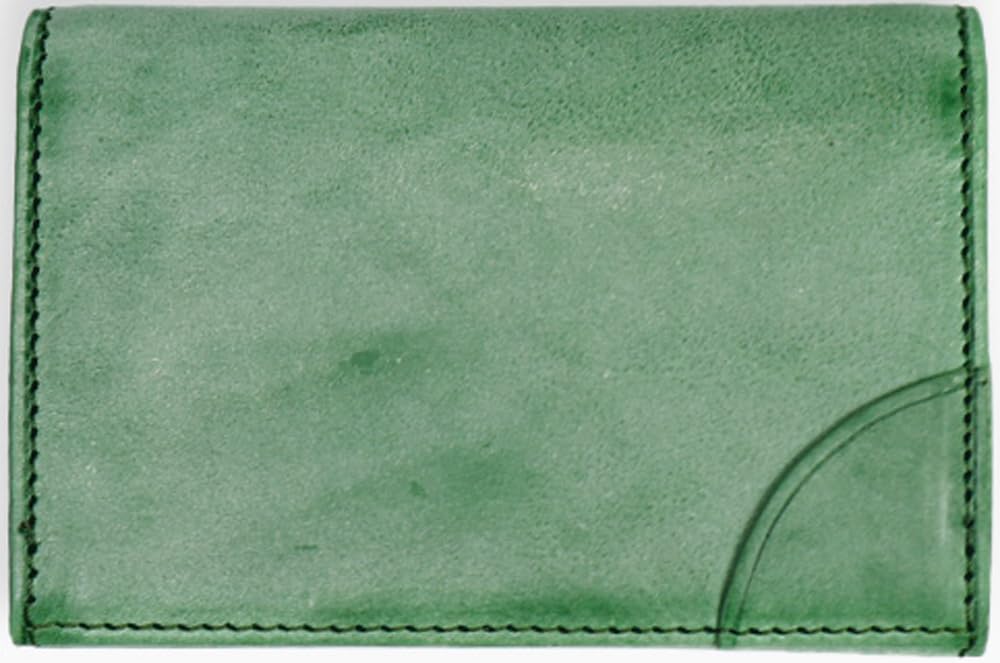 Creed SIBILLA Card Case, Vintage-Style Cowhide Leather, 335C145#60, Green