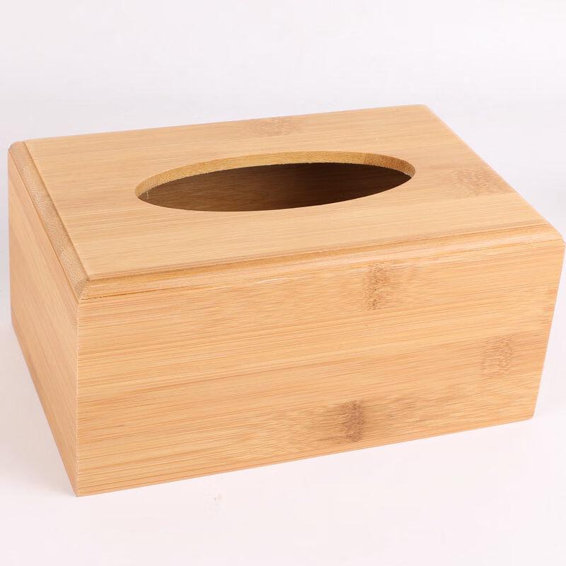 USAN HOME Bamboo and Wood Tissue Box