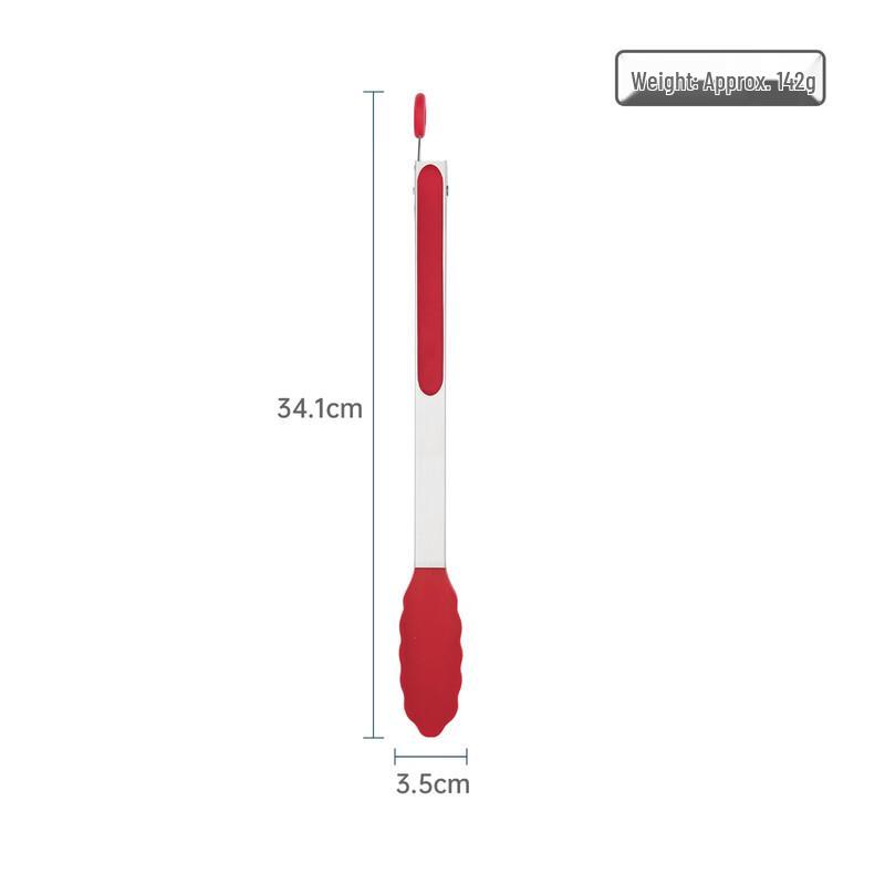 ZISIZ Silicone Food Tongs
