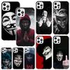 Anonymous V Mask Phone Case For Iphone 17 Air 16 15 Plus 16E 14 Pro Max 13 Mini 12 11 7 8 SE Fundas Soft Back Cover 17 Air 16 15