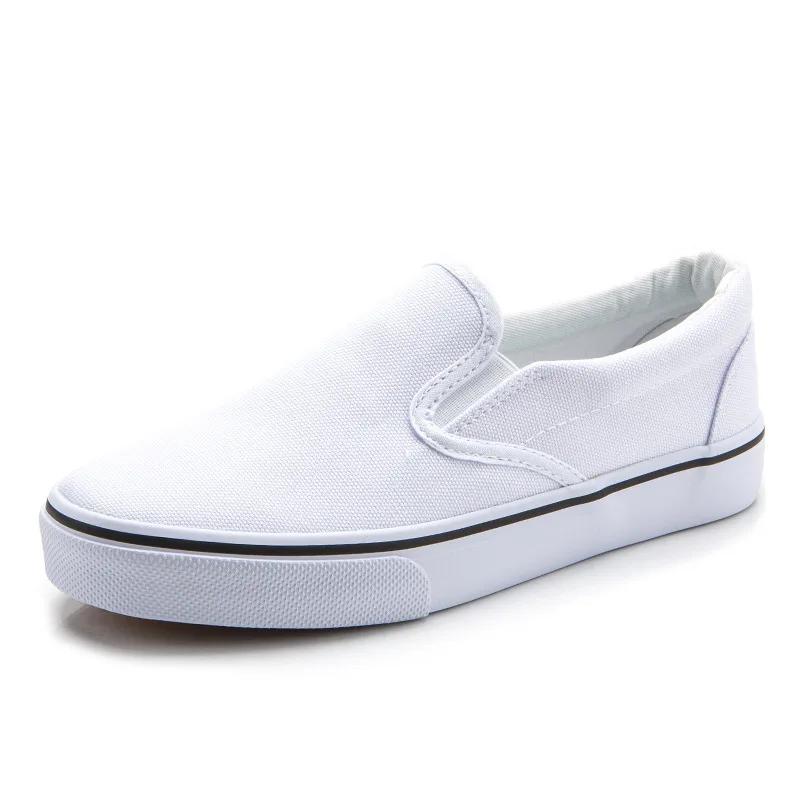 Fashion Couple Shoes Classic Low Cut Canvas Shoes Couple Vulcanized Shoes Comfortable Slip on Loafers Breathable Couple Sneakers