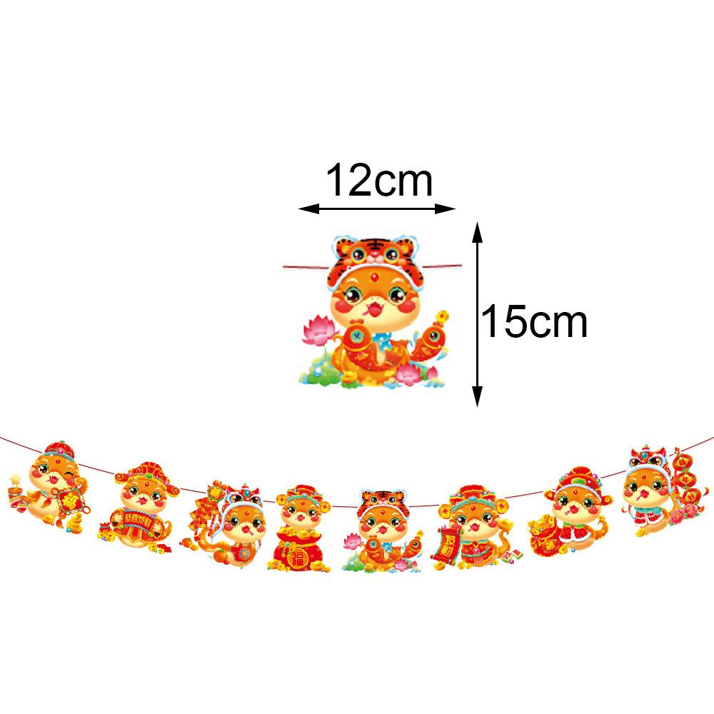 2026 Chinese New Year Hanging Decorations Red Spring Festival Hanging Ornament Pendants Chinese Horse New Year Party Supplies