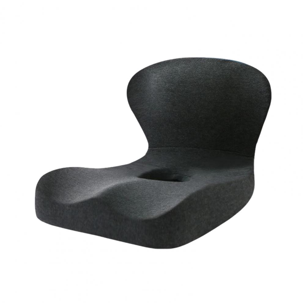 Seat Cushion for Office Chair Tailbone Pain Relief Cushion Ergonomic Memory Foam Seat Back Cushion Set for Office Car for Long