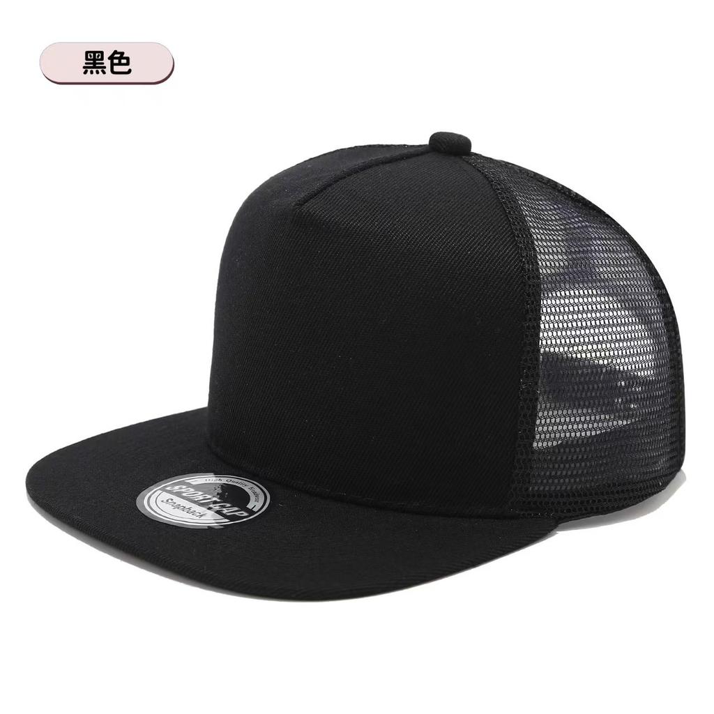 Fashion Unisex Baseball Cap Men Women Hip-hop Flat-brimmed Cap Outdoor Snapback Hat Flat Brim Trendy Leisure Adjustable Sun Hats