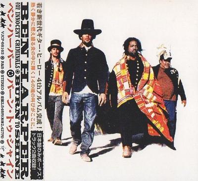 CD BEN HARPER  THE INNOCENT CRIMINALS  BURN TO SHINE VJCP68163 Virgin 1999 Japan SoulFunk Used