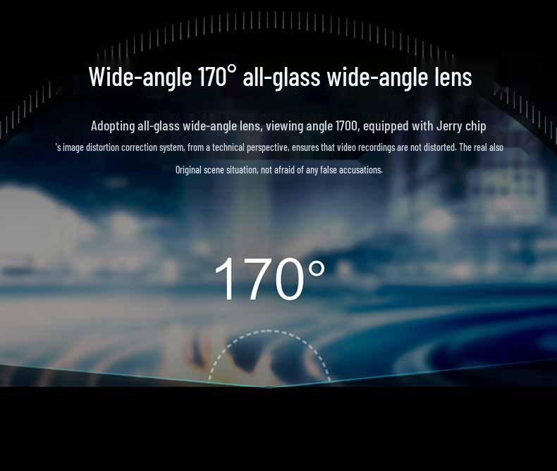 3" 1080P HD Car Dash Cam with Infrared Night Vision, Parking Monitor, and WIFI