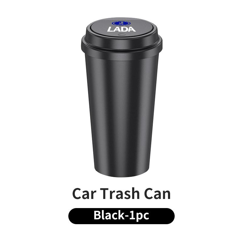 Car storage - press-down style water bottle and trash can For Lada Vesta Niva Samara Kalina Largus Priora Xray Granta PP27