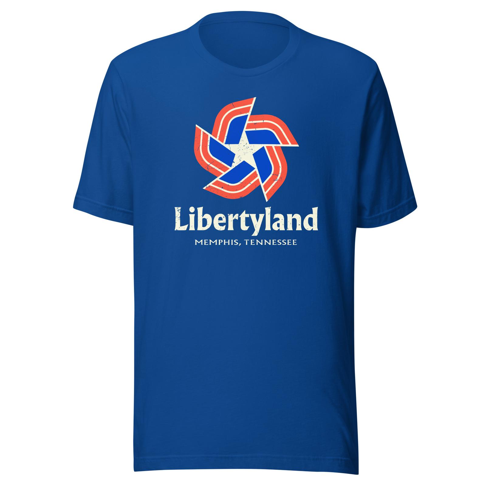 Libertyland T-Shirt - Memphis, TN - Retro 1980s Amusement Park Tee XXL