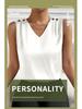 Versatile Faux Silk High-Elastic Solid Color Women's Tank Top