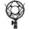 Microphone Metal Shock Mount Holder Clip for 43‑50mm Diameter Condenser Mic Studio Recording