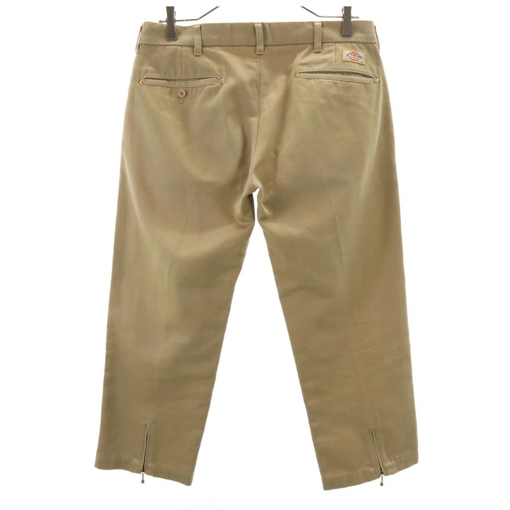 Nano Universe Dickies Dickies Special Order Cropped Pants W30 Beige Women Used