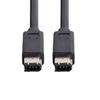 CY IEEE 1394 FireWire 400 FireWire 400 iLink Kabel Schwarz 6-Pin/6-Pin - 6-6 1.8m