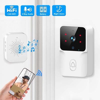 WiFi Video Wireless HD Bell Home Intercom System Phone Door Viewer Night Vision Security Doorbell Camera