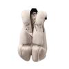 Autumn and winter new imitation fox fur vest women's fashion casual vest fur vest