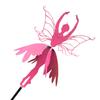Fairy Wind Spinner Ballet Dancer Fairy Garden Wind Spinner Iron Dancing Fairy Windmill for Yard Patio Decoration