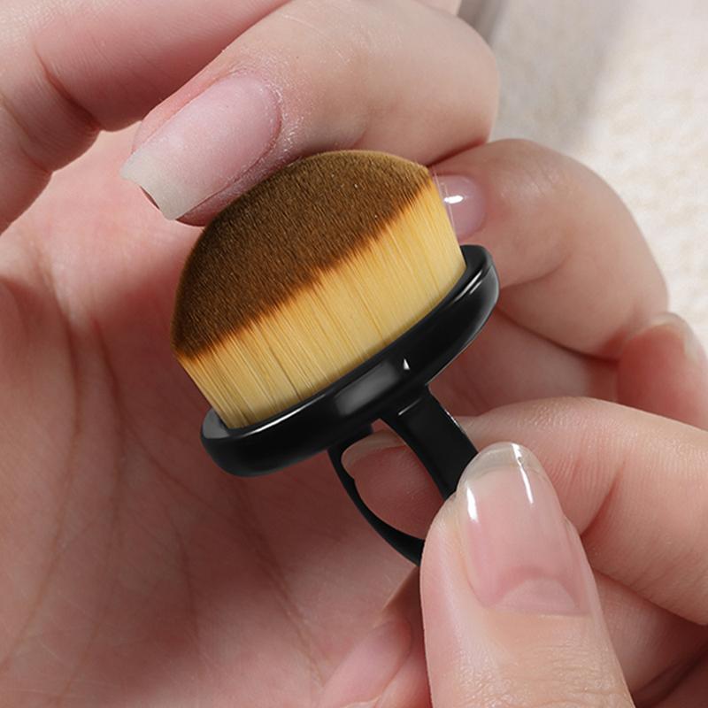 5pcs Professional Nail Dust Brush Nails Art Brush Ring-Shaped Remove Gel Polish Dust Cleaner Tool Women Manicure Accessories