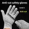 1 Pair Cut Resistant Safety Gloves - Multi-Purpose Anti-Scratch Protection for Industry, Gardening, Glass Handling Work Gloves