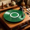 Record Platter Slipmat Anti-Static Acrylic Turntable Mat Low Noise Records Slip Mat for Noise Reduction/Improved Sound Quality