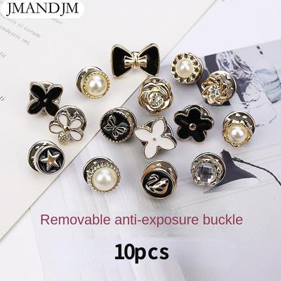 10 pièces femmes broche broche manteau vêtements accessoires cadeau prévenir l'exposition broches broches