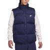 Nike Men's Logo Stand Collar Puffer Vest Navy Blue FB7374-410