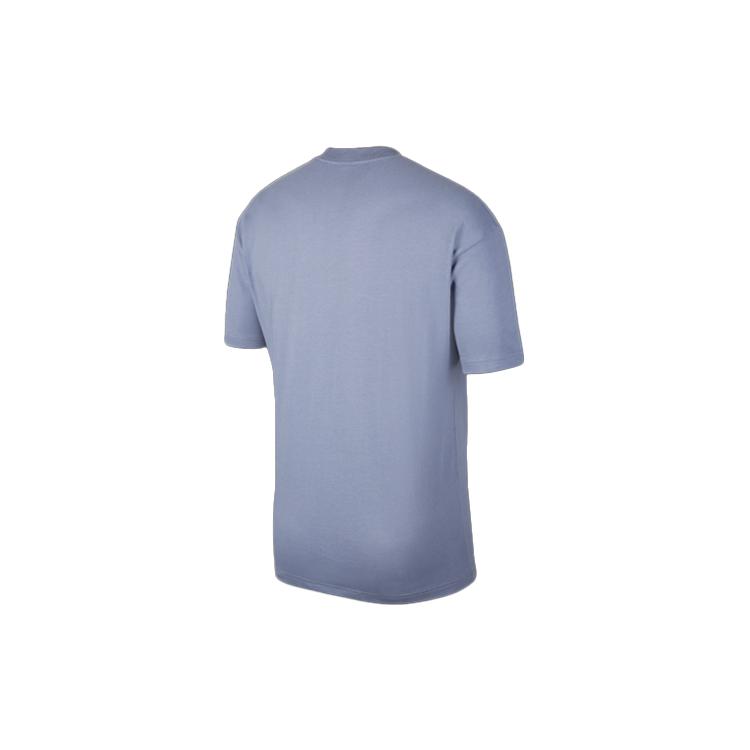 Nike T Shirts Men's Indigo Crew Neck Moderate Straight Fit DA0321-512