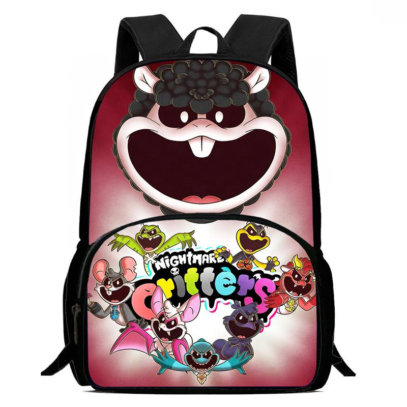 Zaino Animato Crittersnig Htmare Sorridente Articoli Complementari Zainetti Scolastici da Uomo e da Donna