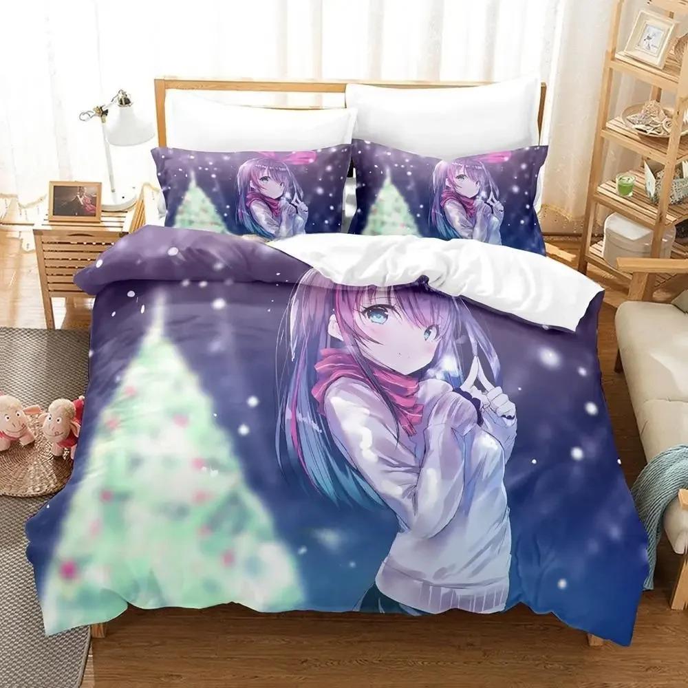 AI Channel Bedding Set Single Twin Full Queen King Size Bed Set Adult Kid Bedroom Duvet Cover Sets 3D Print Anime Bed Sheet Set